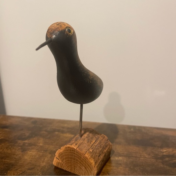 Jim Slack Shorebird  Black Bellied Plover Signed by Artist Carved Wood Decoy - Picture 5 of 5